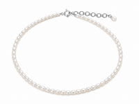 Linea Freshwater Pearl Silver Necklace