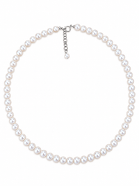 Aura Freshwater Pearl Silver Necklace photo