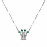 Crown Necklace with Onyx photo