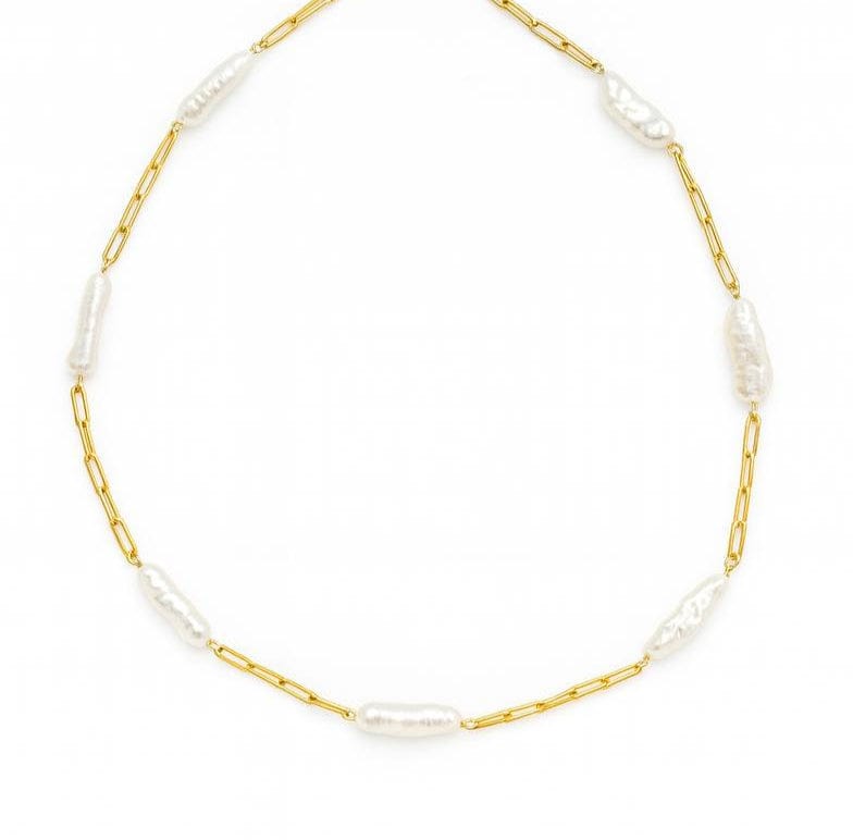 Gold Line Necklace photo
