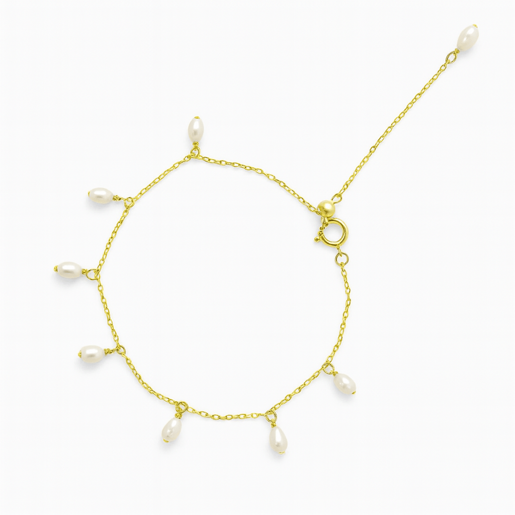 Gold Sun Pearl Bracelet photo