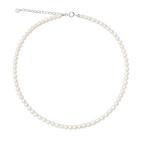 Ivory Sweetness Premium Necklace with 4mm Round Pearls photo