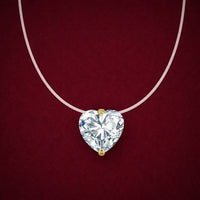 Lilly Heart Pendant, Gold photo