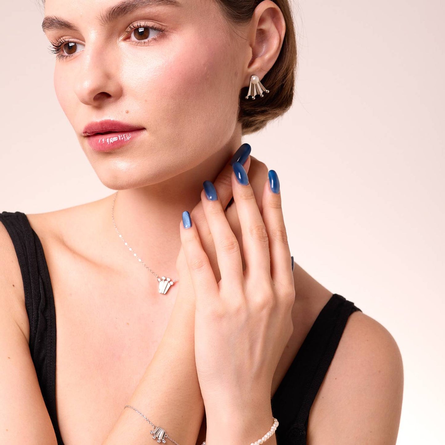 Paw Pearl Earrings photo