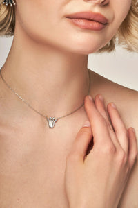 Crown Necklace with Diamonds photo