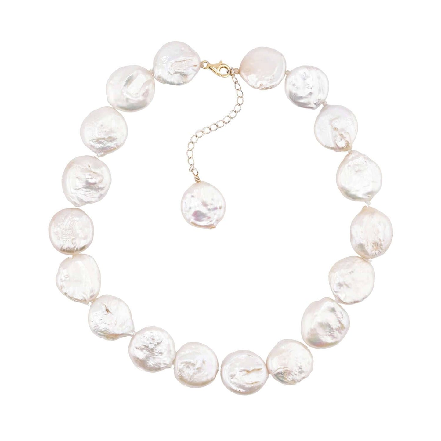 Necklace with Premium Keshi pearls photo