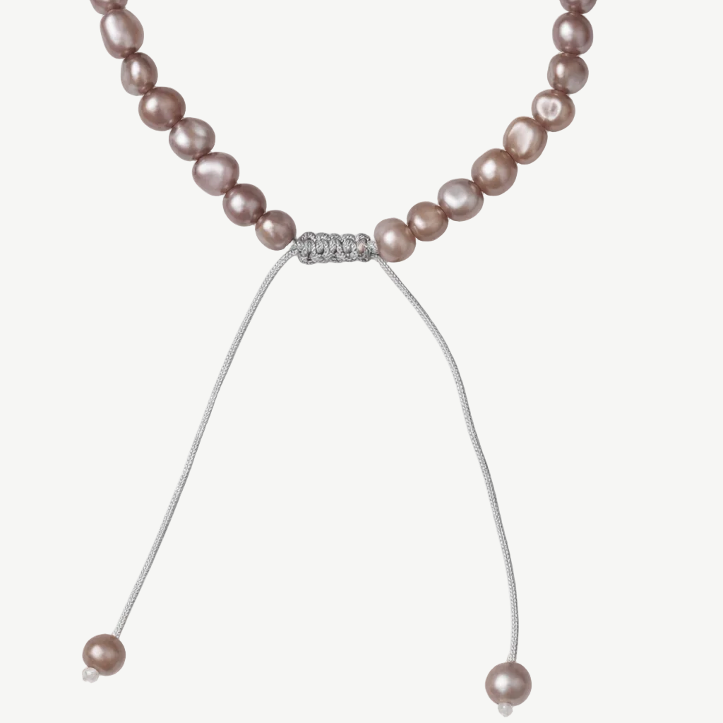 Pink Baroque Pearl Bracelet, 5 mm photo