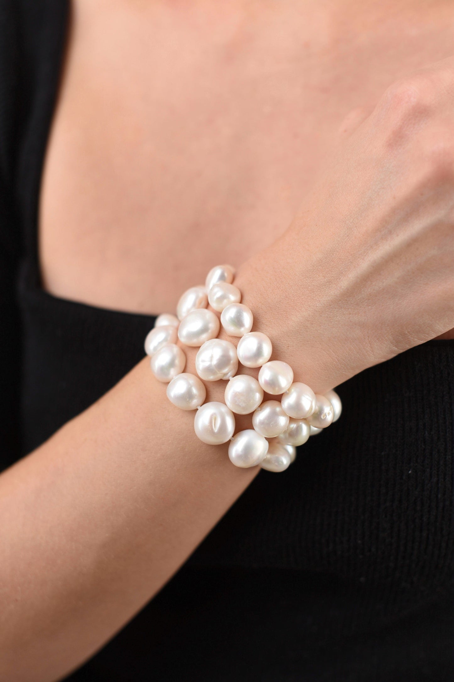 Premium Baroque Pearl Bracelet photo