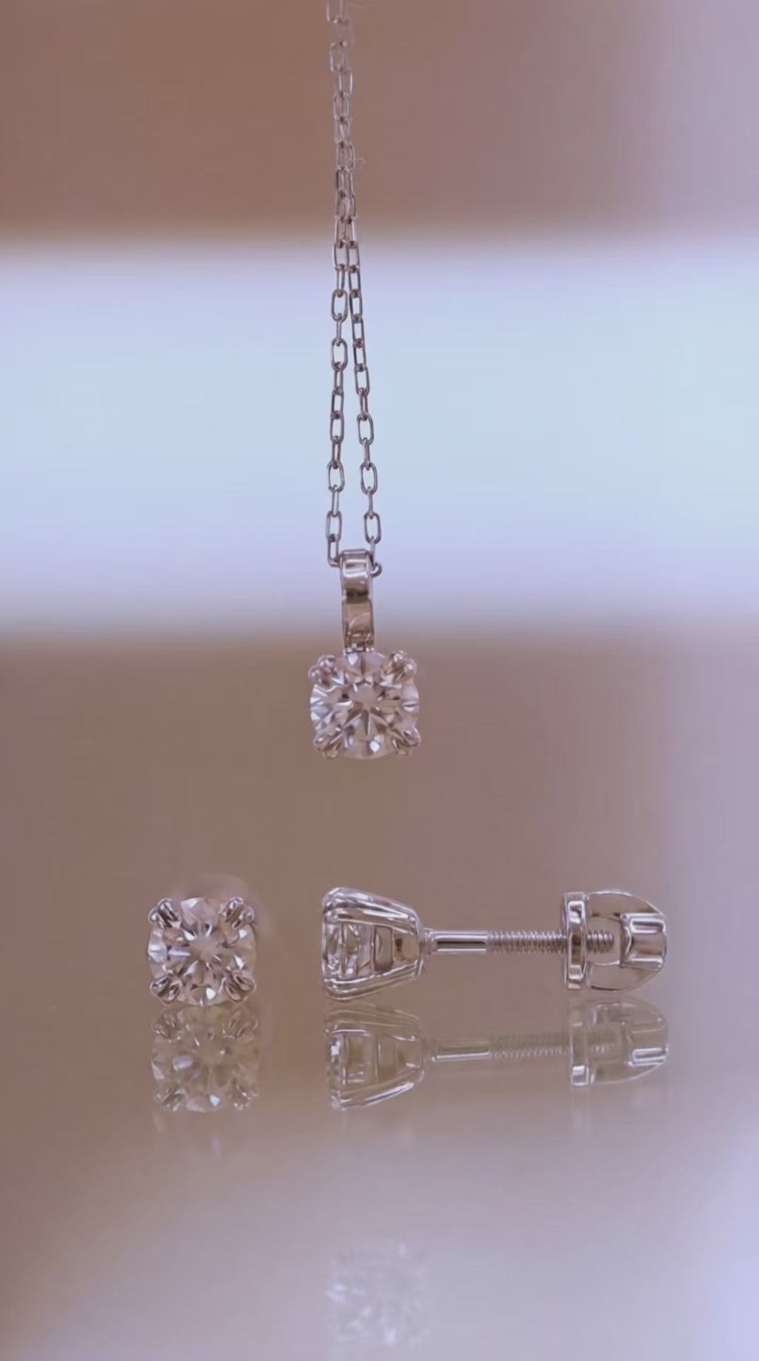 Colier Pandantiv cu Diamant 0.50 CT, Aur 14k