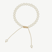 Round Pearl Bracelet 6 mm photo