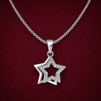 Star Pendant with Cubic Zirconia photo