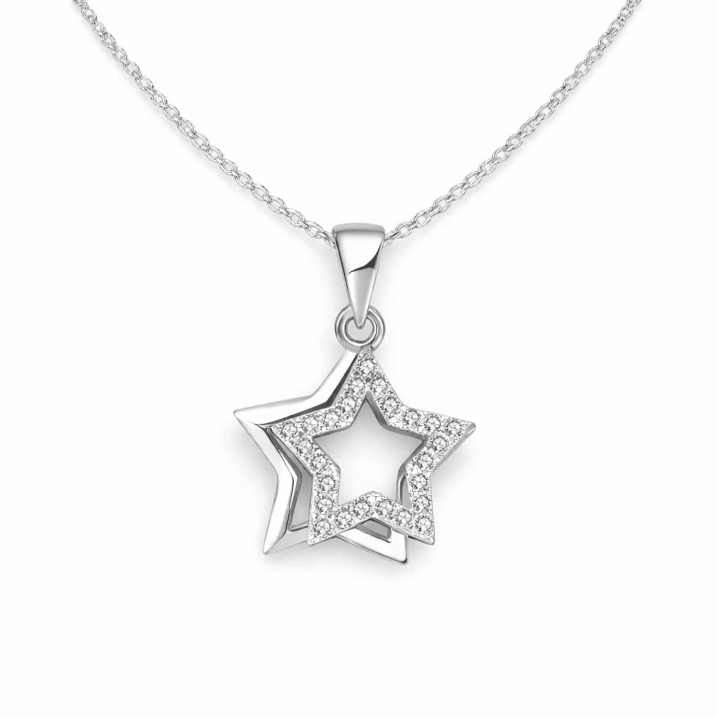 Star Pendant with Cubic Zirconia photo