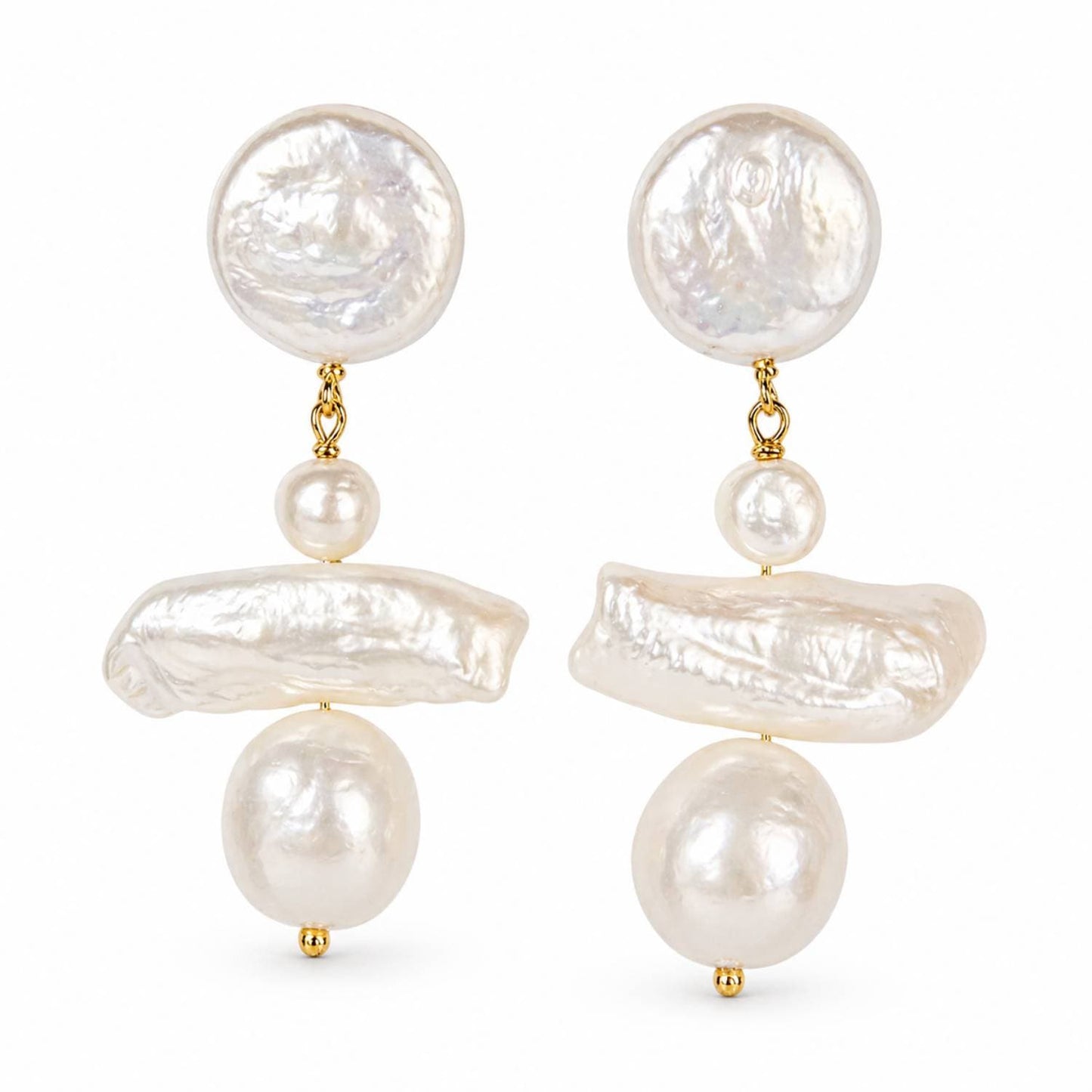 Sunshine Pearl Earrings photo