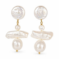 Sunshine Pearl Earrings photo